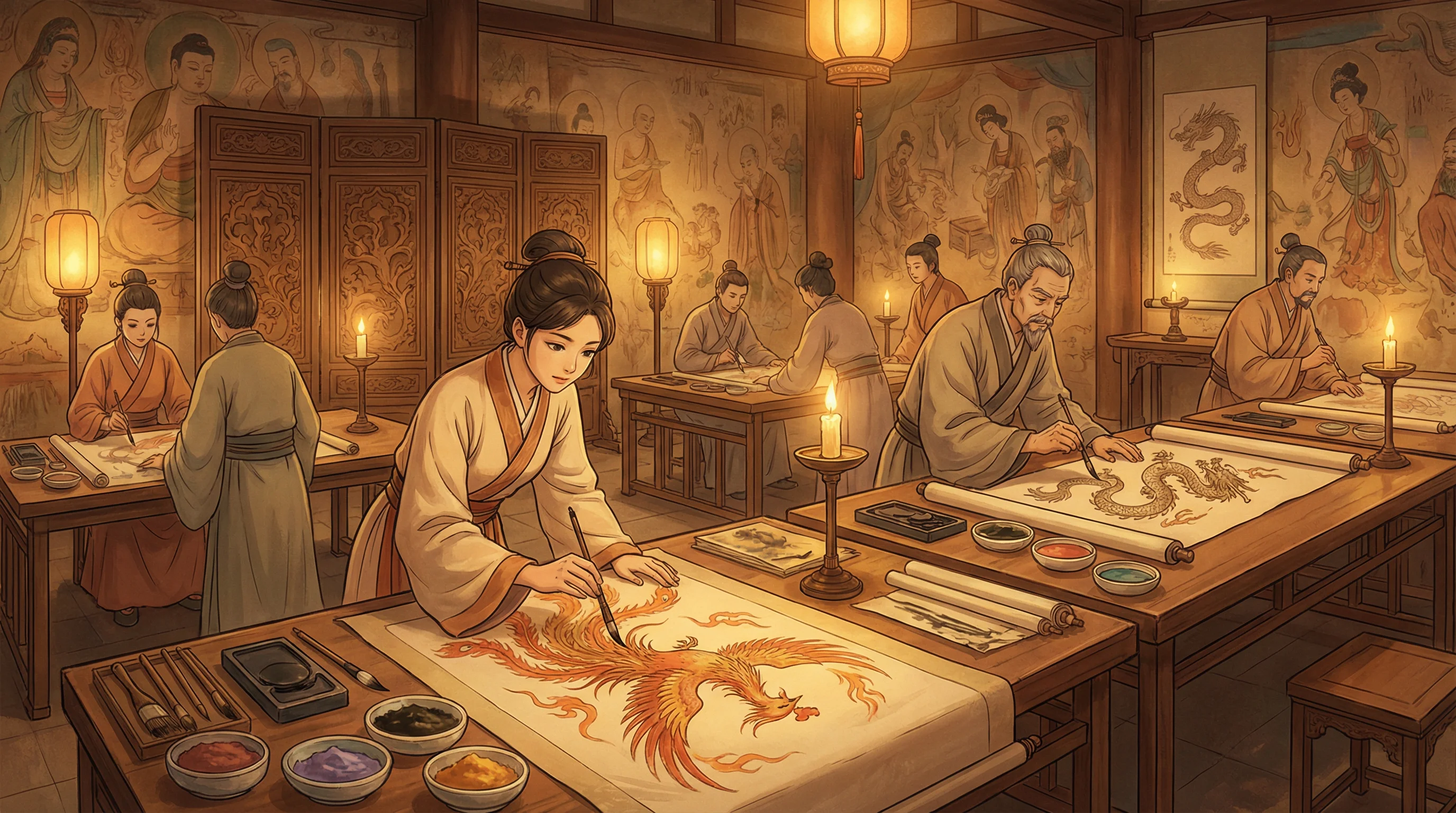 画师入驻 - 宿醉2高清下载 国风动漫画师